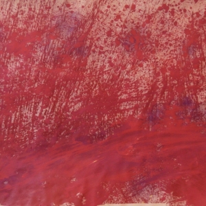 All about love, Magic carpet series Nr 3. / acrylic on paper,  1 x 3 m, 2018 / Music: Numa crew - Impossible