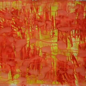 Network / ecoline on paper, 70 x 100 cm, 2017