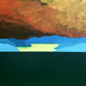 Noa noa / oil on canvas, 50 x 70 cm, 2017