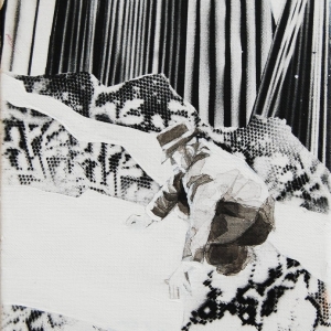 Tabula rasa / mixed media on canvas, 30 x 40 cm, 2012