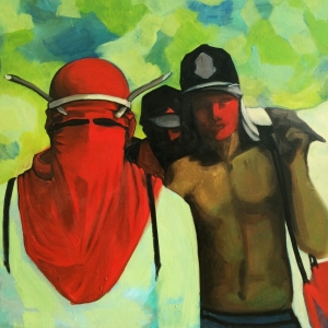 The holy alternative / oil on canvas, 66 x 66 cm, 2015