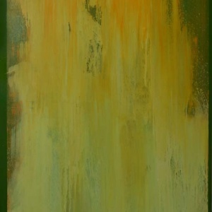 Cadmium falls /  oil on canvas, 115 x 75 cm, 2017