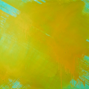 Frequency of yellow / oil on canvas, 80 x 80 cm, 2019