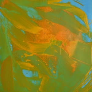 Sun / oil on paper, 100 x 70 cm, 2018