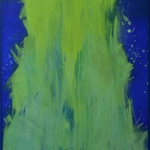 Verzal falls / oil on canvas, 115 x 75 cm, 2017